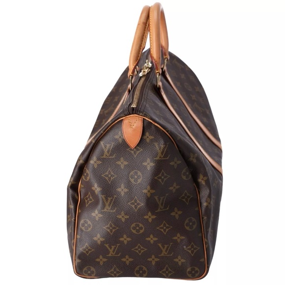 Louis Vuitton Monogram Keepall 45 Travel Boston Bag M41428 Weekender - Picture 7 of 11